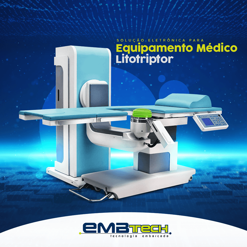 Solução eletrônica para equipamento médico litotriptor