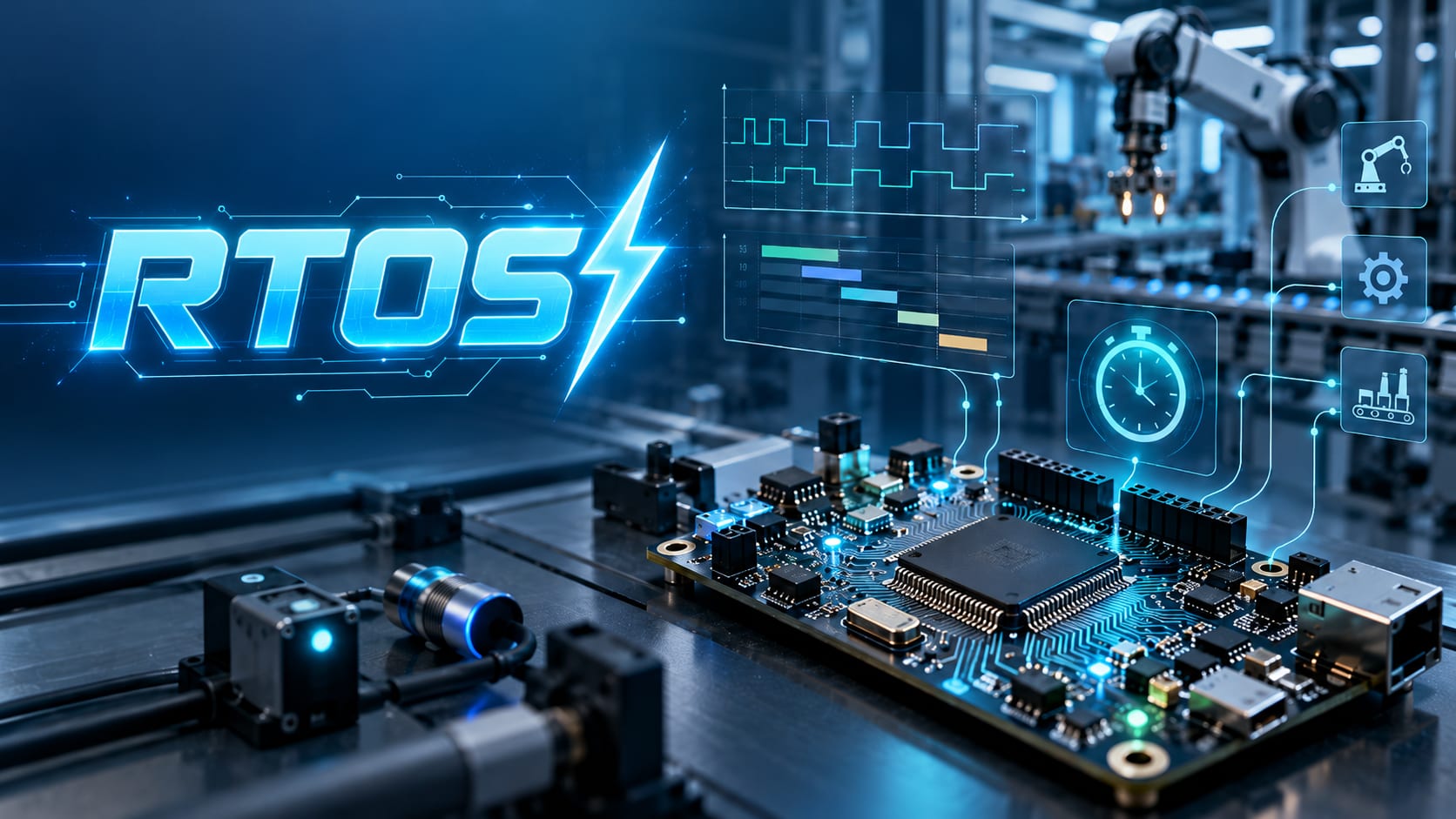 Sistemas Embarcados de Tempo Real (RTOS): tecnologia, precisão e confiabilidade para aplicações inteligentes